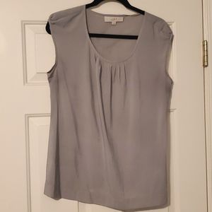 LOFT  gray shirt, size M